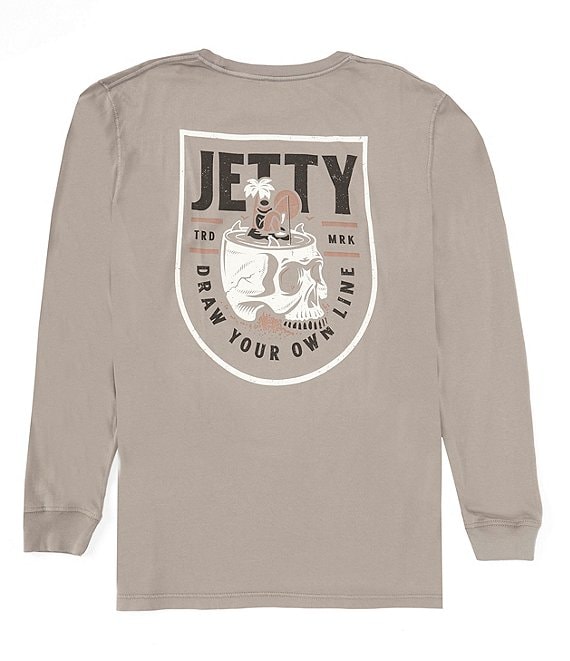 JETTY Stranded Long Sleeve T-Shirt | Dillard's