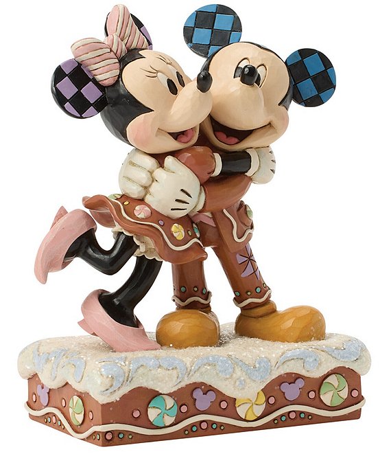 ディズニー　みぃ Jim Shore Disney Traditions Mickey And Minnie Gingerbread Figurine