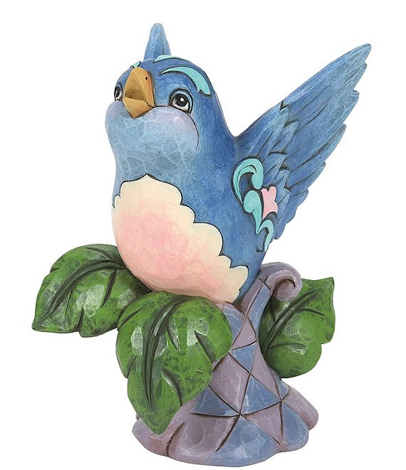 Jim Shore Heartwood Creek Collection Bluebird On Branch Figurine ...