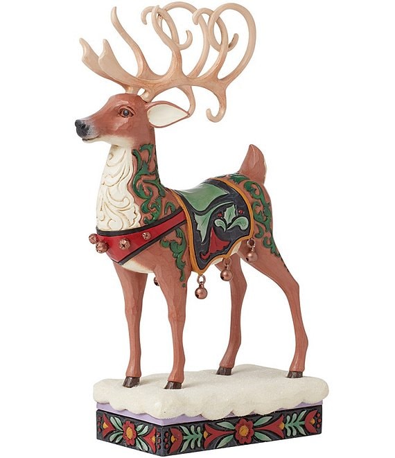 Jim Shore Heartwood Creek Holiday Manor Reindeer Figurine | Dillard's