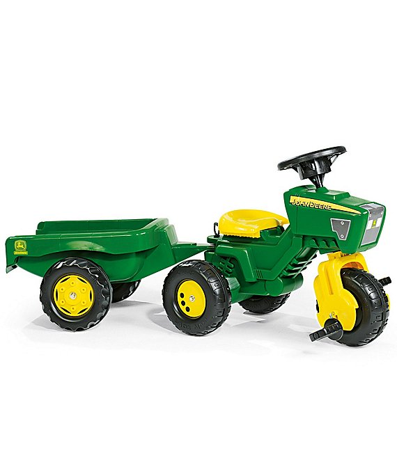 John deere childs tractor and trailer on sale