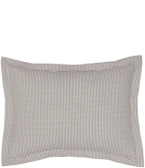 John Robshaw Cinde Coffee Organic Cotton Percale Reversible Sham