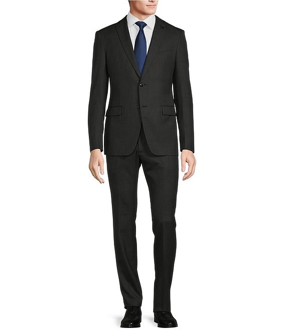 John Varvatos Bleecker Slim Fit Flat Front Fancy Print 2-Piece Suit ...