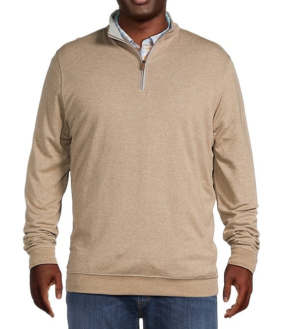 Johnnie-O Big & Tall Sully Quarter-Zip Pullover | Dillard's