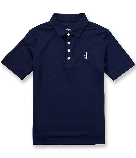 Johnnie-O Big Boys Stevie Solid Performance Mesh Short-Sleeve Polo Shirt