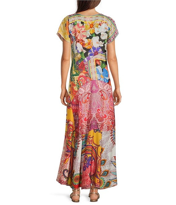 silk short sleeve maxi dress Gold Silk Dress With Short Sleeve Bridesmaid Wrap Maxi Dress With V-neck  Gold Bridesmaid Dress Wrap Dress Silk Long Dress Miranda Dress