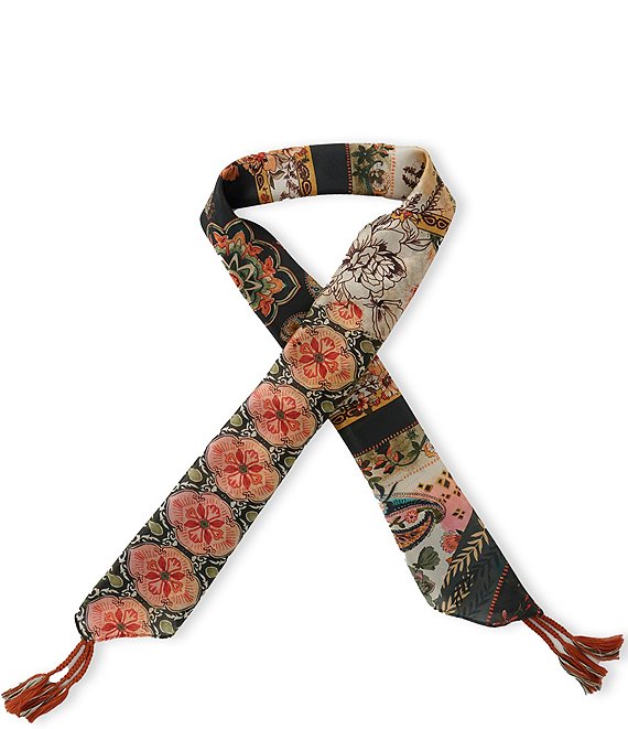 JOHNNY WAS Solana Silk Square Scarf