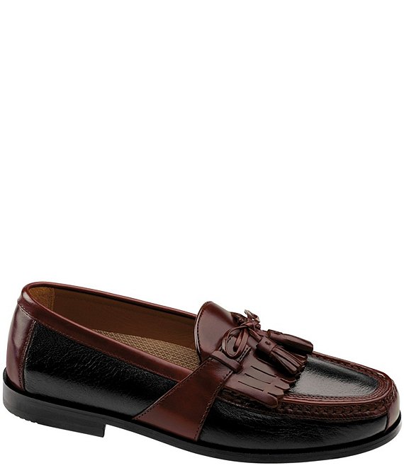 Color:Black/Brown - Image 1 - Men's Aragon II Tassel Detail Loafers