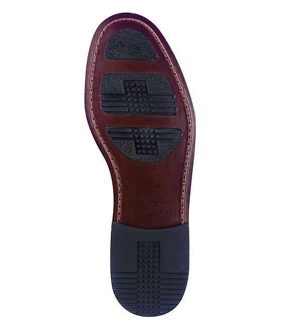 Johnston & Murphy Aragon Loafers Black Brown 10.5 Wide Johnston & Murphy Mens 10.5 Aragon II Kiltie Tassel Loafer  main image 2