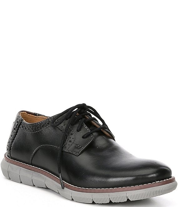 Color:Black/Grey - Image 1 - Boys' Holden Plain Toe Oxfords (Youth)