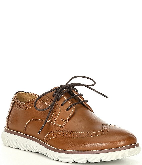 Color:Tan - Image 1 - Boys' Holden Wingtip Oxfords (Youth)