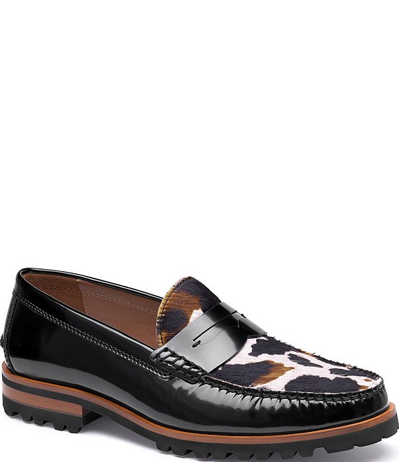 Johnston & Murphy Collection Mens Baldwin Lug Penny Loafers