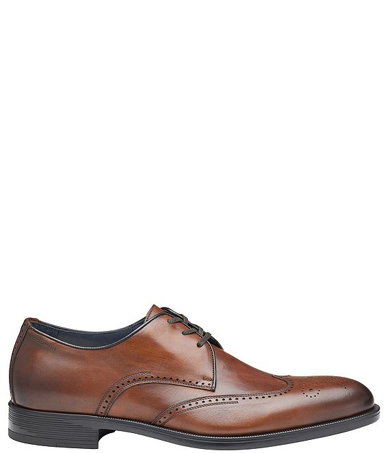 Johnston & Murphy Collection Men's Flynch Leather Wingtip Lace Up