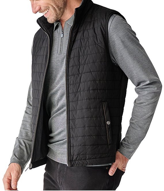 モヤンエクリ　AFRICA REVERSIBLE PADDED VEST Johnston & Murphy Kenner Reversible Vest | Dillard's