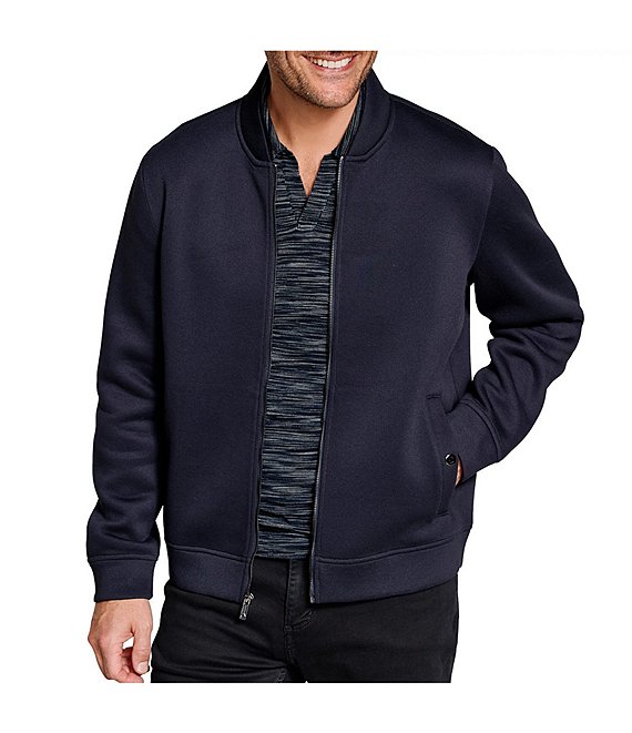 Johnston & Murphy Knit Bomber Jacket
