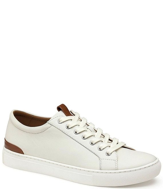 Color:White - Image 1 - Men's Banks Lace-To-Toe Sneakers