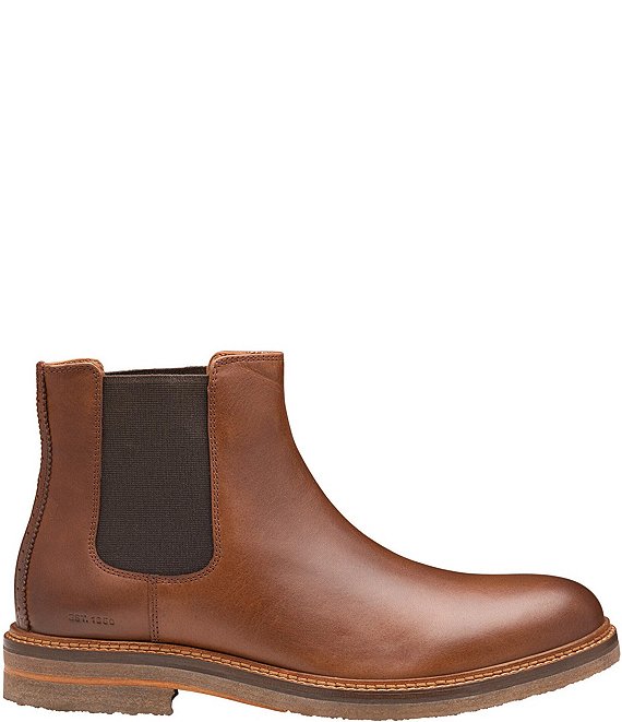 Johnson‎ & Murphy Men\'s Brown Nubuck  Leather Chelsea Ankle  Boots 13M Men main image 4