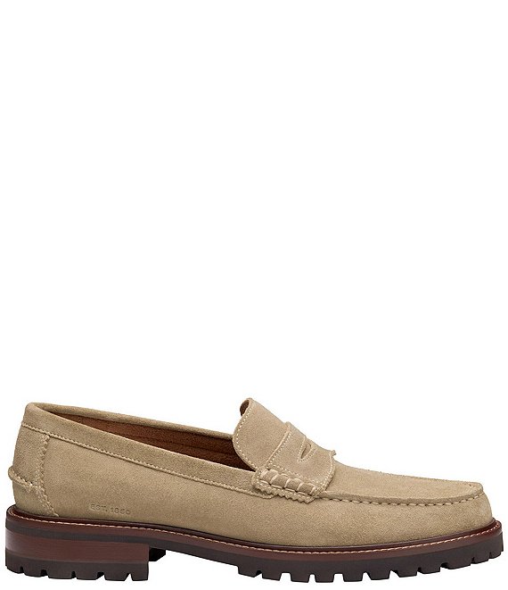 New Mens Johnston & Murphy Athens Taupe Suede Penny Loafers Size‎ 9.5 M Johnston & Murphy Men main image 4