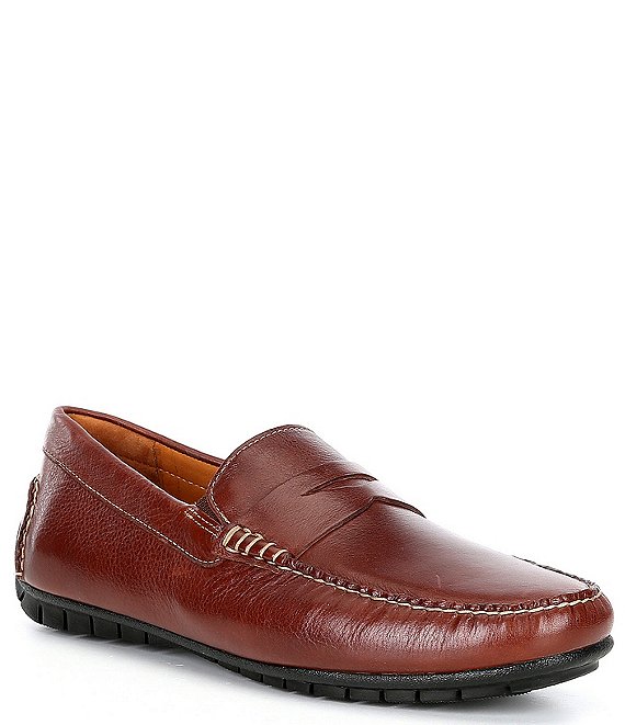 Color:Mahogany - Image 1 - Men's Cort Penny Loafers