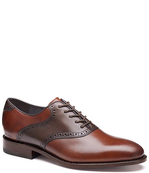 Johnston & Murphy Men's Melton Leather Saddle Oxfords
