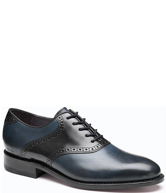 Johnston & Murphy Men's Melton Leather Saddle Oxfords