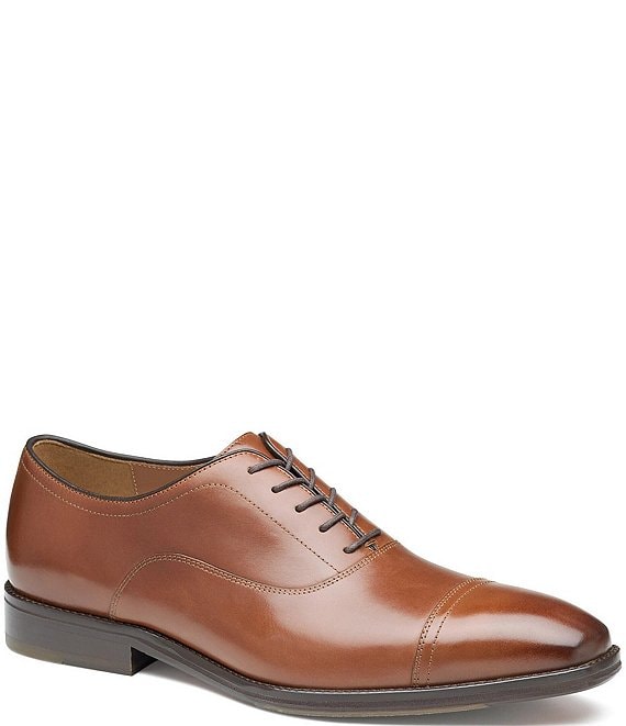 Johnston & Murphy Men's Sullivan Leather Cap Toe Oxfords