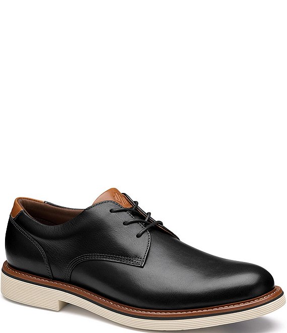 Johnston & Murphy Men's Tyson Leather Plain Toe Oxfords