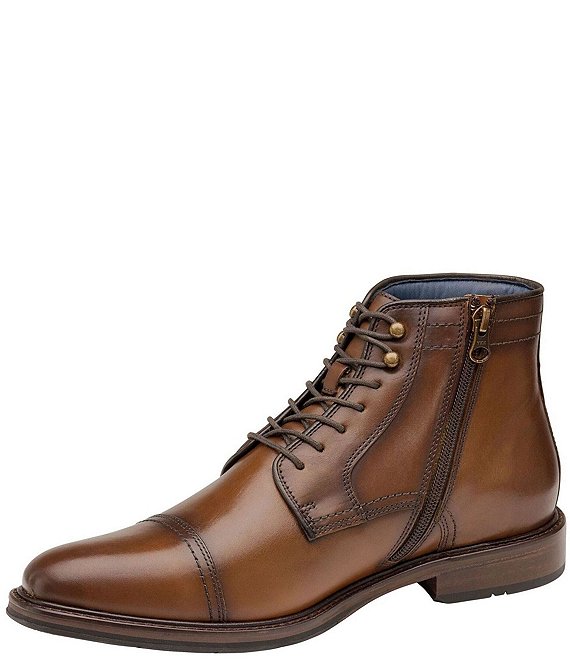 ジョンストン&マーフィー Johnston & Murphy Men's XC Flex Raleigh Leather Cap Toe Boots