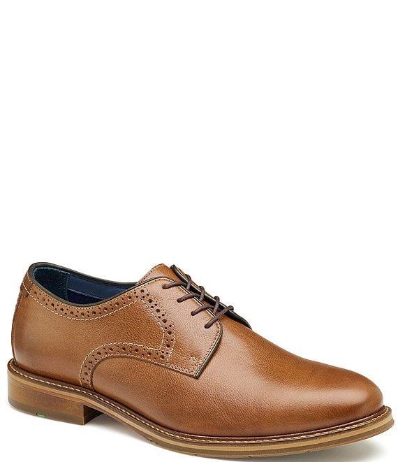 Johnston & Murphy Men's XC Flex Raleigh Leather Plain Toe Brogue