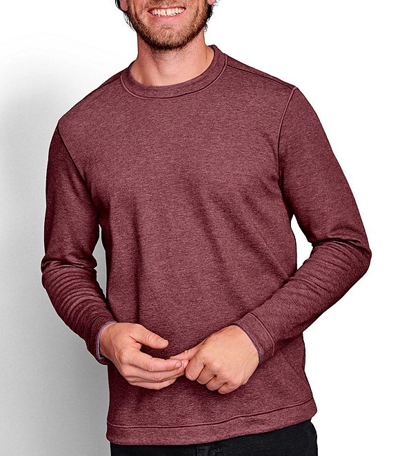 Johnston Murphy Reversible Long-Sleeve T-Shirt, Mens, 2XL, Berry/Blue