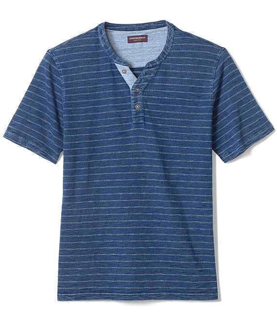 Johnston & Murphy Short Sleeve Henley T-Shirt | Dillard's