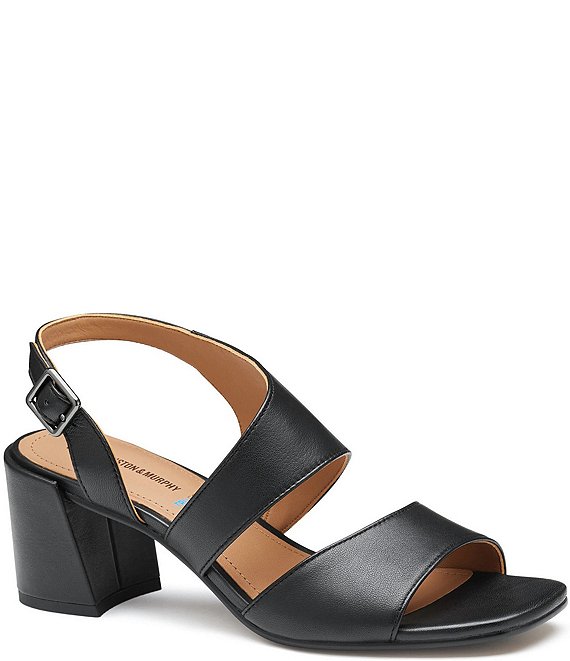 Johnston & Murphy Everly Asymmetrical Slingback Dress Sandals