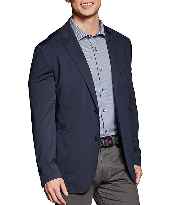 Johnston & Murphy XCFlex Solid Stretch Knit Blazer | Dillard's