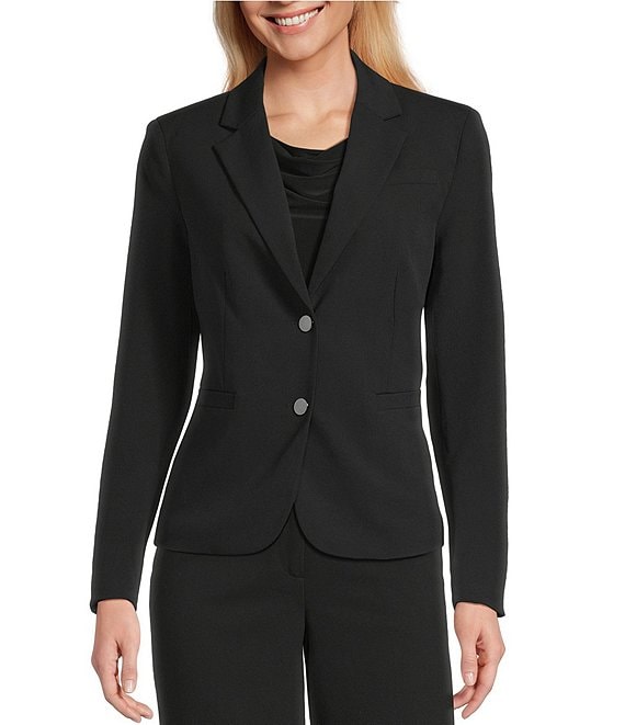 Jones New York Bi-Stretch 2-Button Blazer