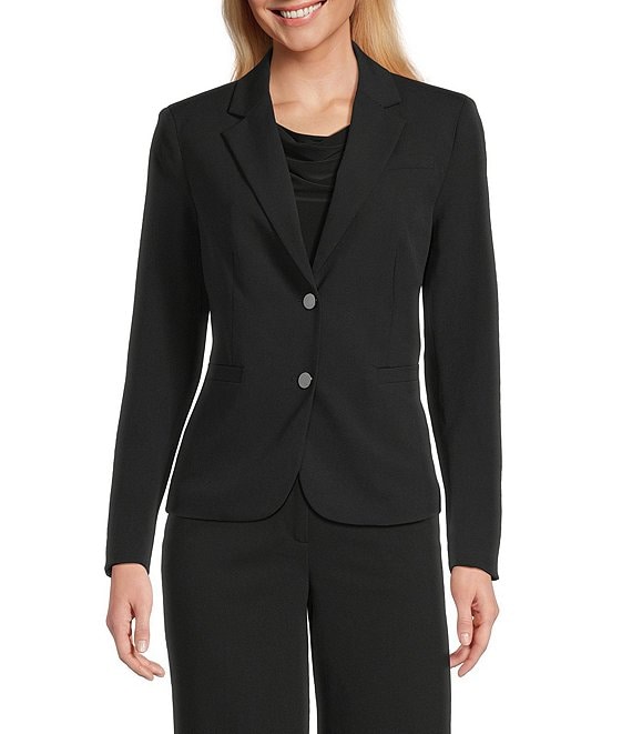 Jones New York Bi-Stretch 2-Button Blazer