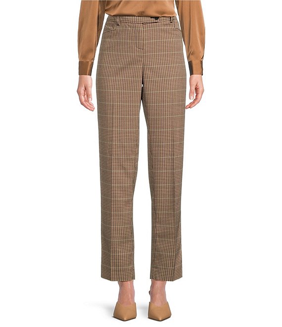 Jones New York Plaid Slim Leg Pants | Dillard's