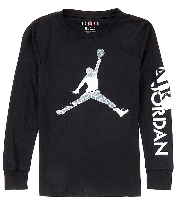 Jordan Big Boys 8-20 Long Sleeve MJ Levels Graphic T-Shirt | Dillard's