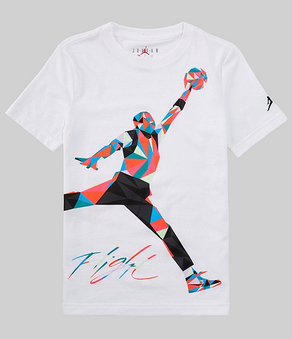 Jordan Big Boys 8-20 Short Sleeve Jumpman Mosaic T-Shirt | Dillard's