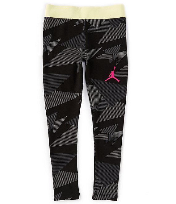 Nike KIDS AIR JORDAN Logo Printed Stretch Cotton Leggings girls