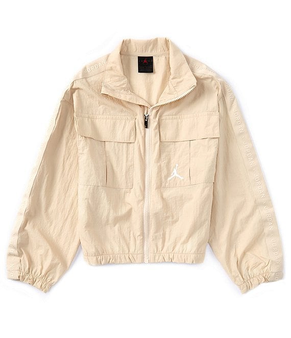 Jordan Big Kids Jumpman Woven Taping Jacket Brown