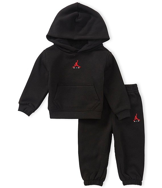 Jordan Brooklyn Baby Boys Long Sleeve Pullover Hoodie And Pants Set