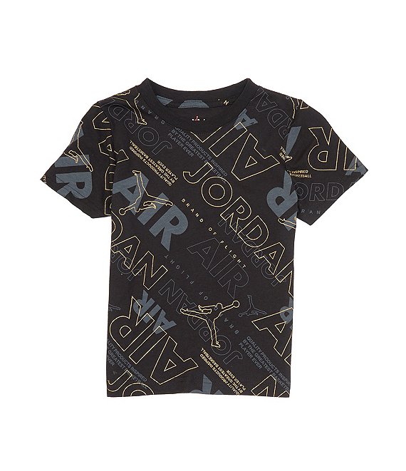 Jordan Men's Jumpman Flight Tee-Black/Gold