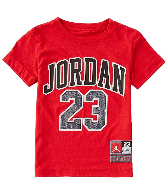 Jordan Little Boys 2T 7 Short Sleeve Jordan Practice Flight Jersey T shirt