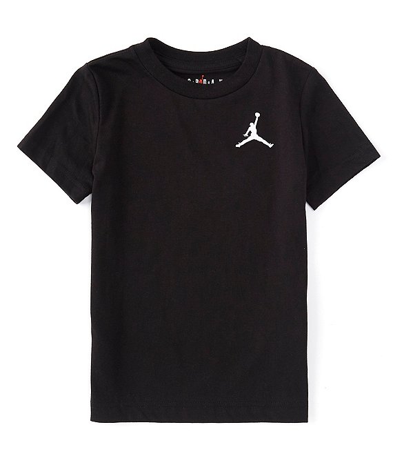 Logo Embroidery 2T-7 T- Short-Sleeve Boys Shirt Air Dillard\'s | Knit Jordan Little Jumpman