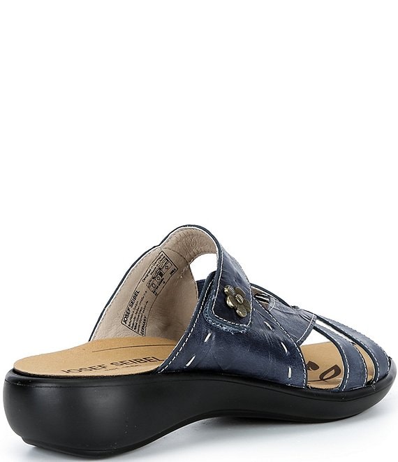 Josef Seibel Ibiza 99 Leather Slide Sandals | Dillard's