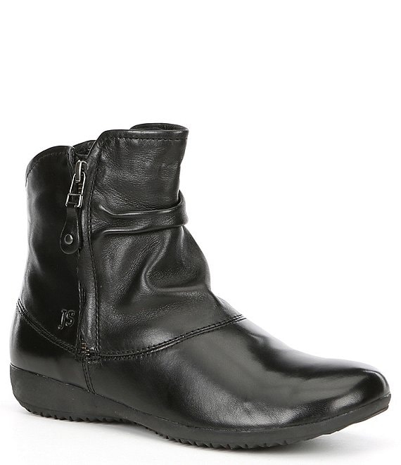 dillards black leather boots