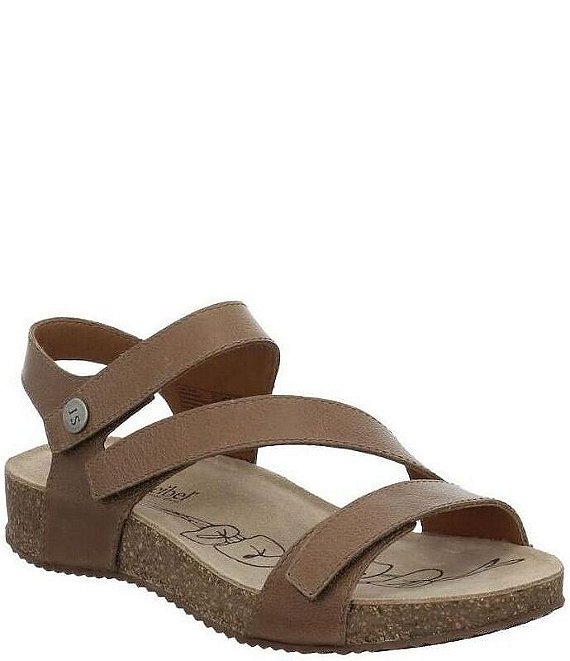 Color:Creme - Image 1 - Tonga 25 Leather Strap Sandals