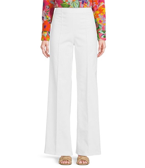 Jude Connally Felicia Cotton Stretch Sateen Wide-Leg Pull-On Pants ...