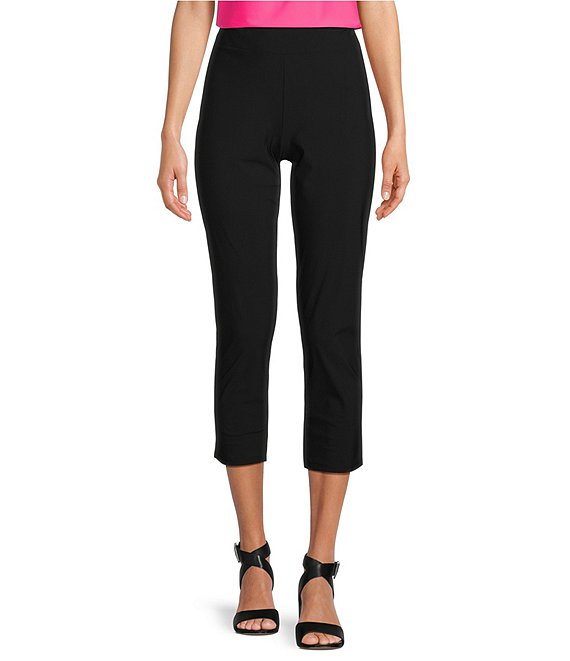 Jude Connally Lucia Jude Cloth Stretch Knit Pull-On Cropped Pants ...