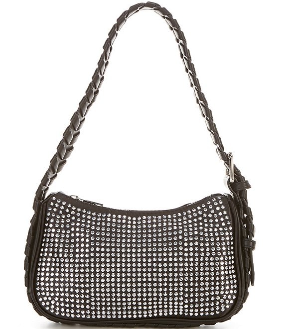 Jules Kae Delilah Vegan Leather Crystal Shoulder Bag